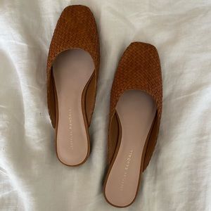 Loeffler Randall Zosia square toe woven mule
